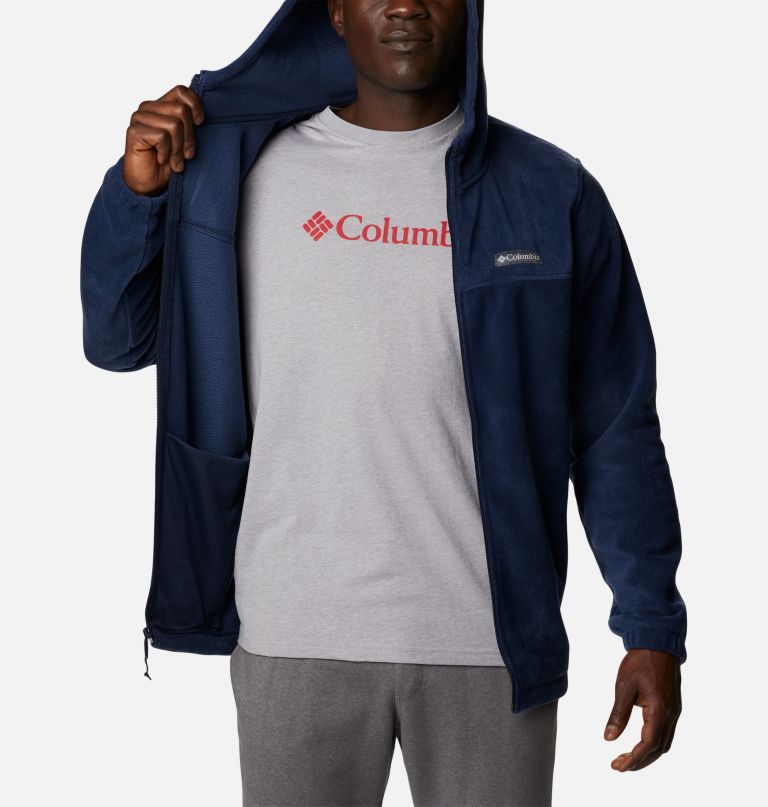 Columbi Men' Steen Mountai Ful Zi Fleec Hoodie