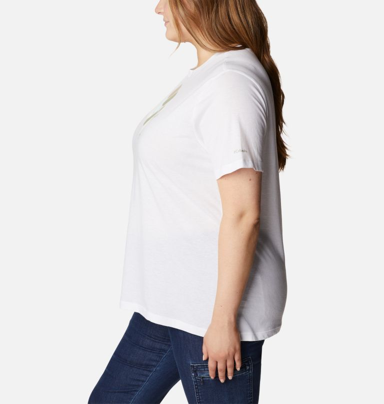 Columbi Women' Bluebir Day Relaxe Cre Nec To Shir  Plu Size