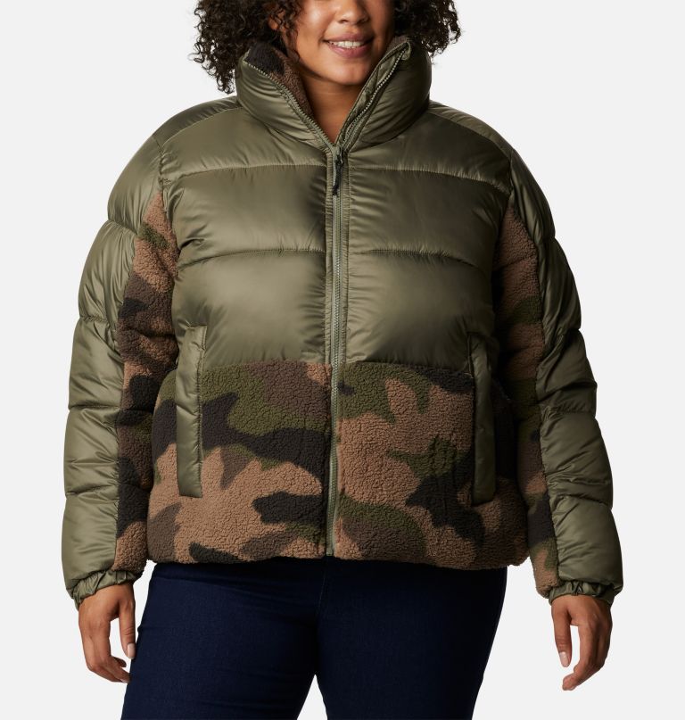 Columbi Women' Leadbette Point Sherp Hybri Jacke  Plu Size