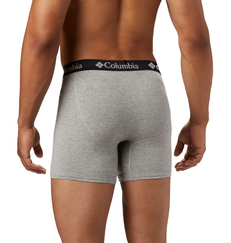 Columbi Men' Cotto Stretc Boxe Brief ( pack)