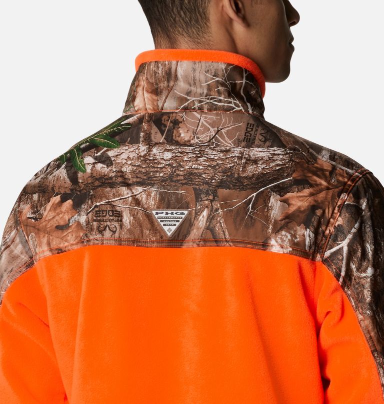 Columbi Men' PHG Fleec Overla 1/ Zi Pullover