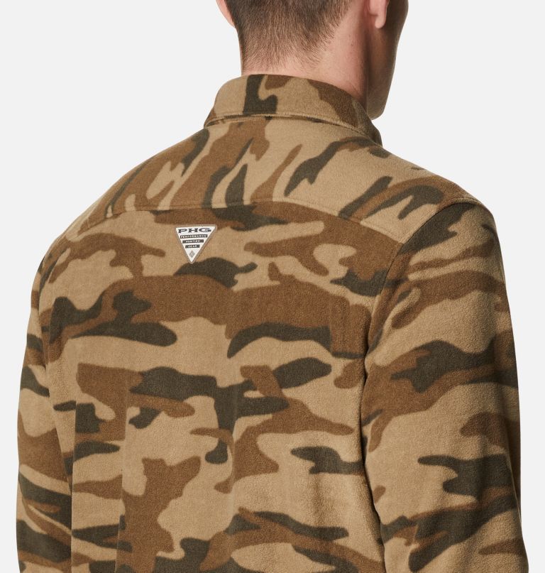 Columbi Men' PH Bucktail Fleec Ove Shirt