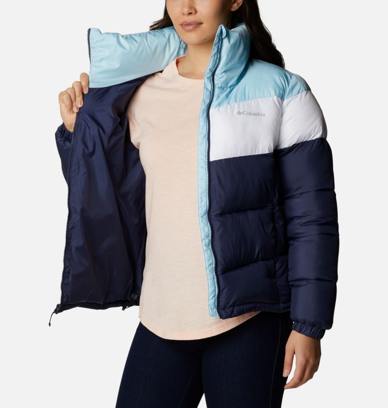 Columbi Women' Puffect Colo Blocke Jacket