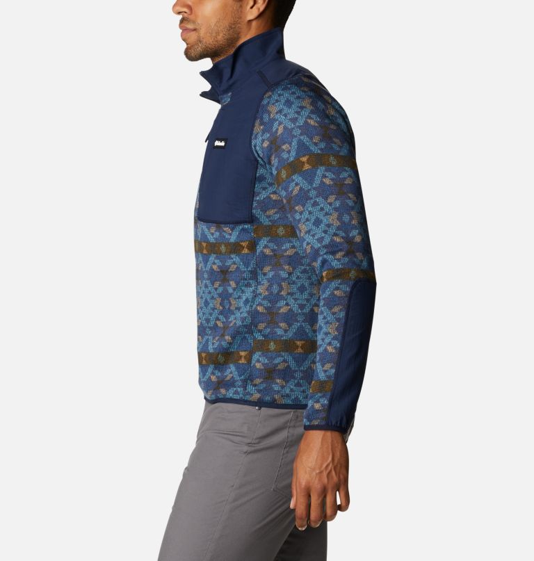 Columbi Men' Sweate Weather Fleec Printe Hal Zi Pullover