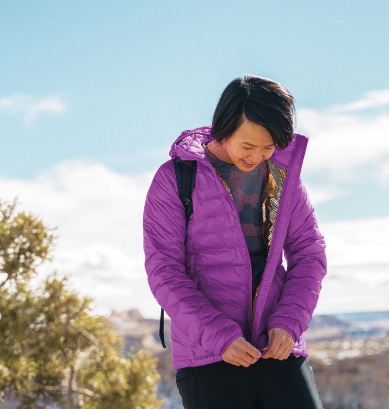 Columbi Women' Infinit Summit Omni-Heat Infinit Doubl Wall Dow Hoode Jacket