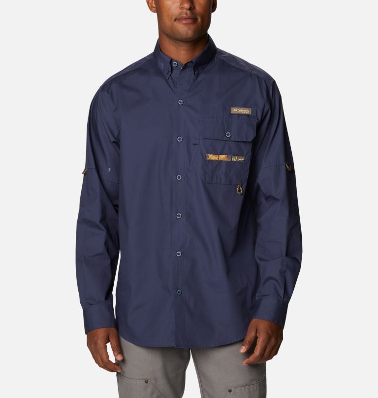 Columbi Men' PH Sharptail Lon Sleev Shirt