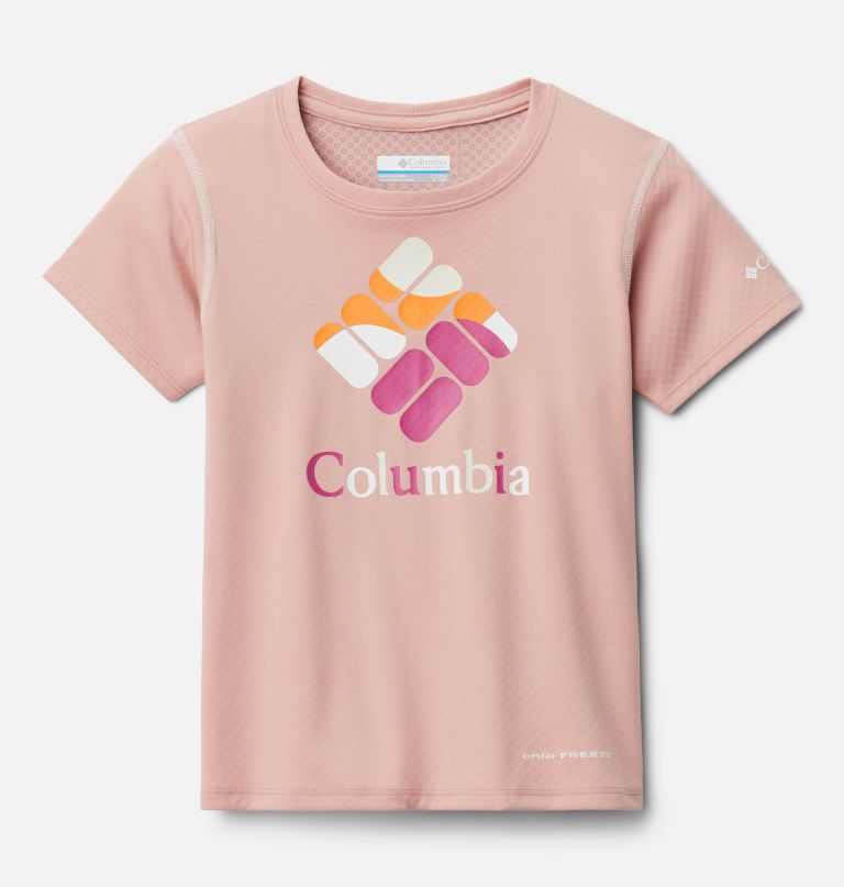 Columbi Girls Zer Rules Shor Sleev Graphi Shirt