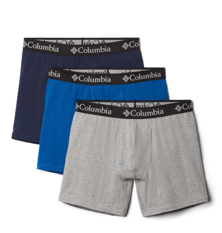 Columbi Men' Cotto Stretc Boxe Brief ( pack)