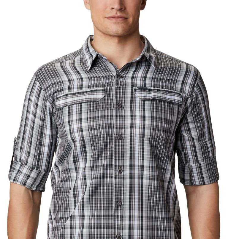 Columbi Men' Silve Ridge 2. Plai Lon Sleev Shirt