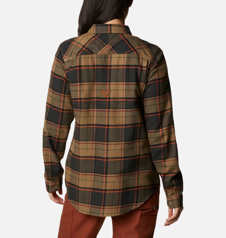 Columbi Women' PH Roughtail Lon Sleev Fiel Flannel