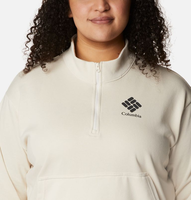 Columbi Women' Columbi Trek Frenc Terr Hal Zi Sweatshir  Plu Size