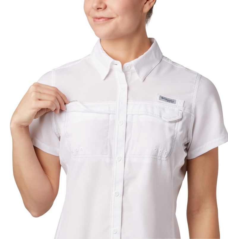 Columbi Women' PF L Drag Shor Sleev Shirt