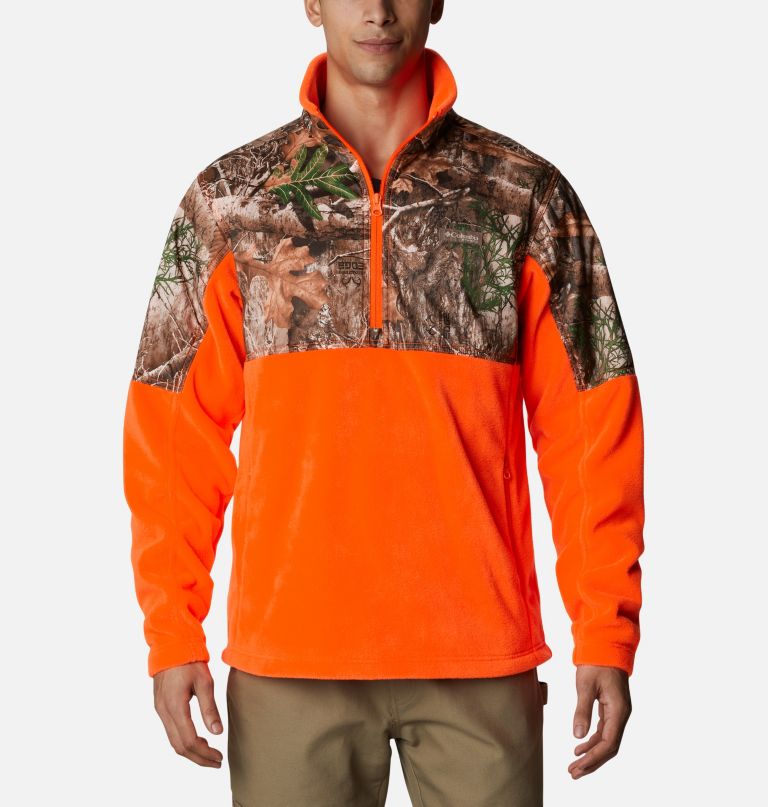 Columbi Men' PHG Fleec Overla 1/ Zi Pullover