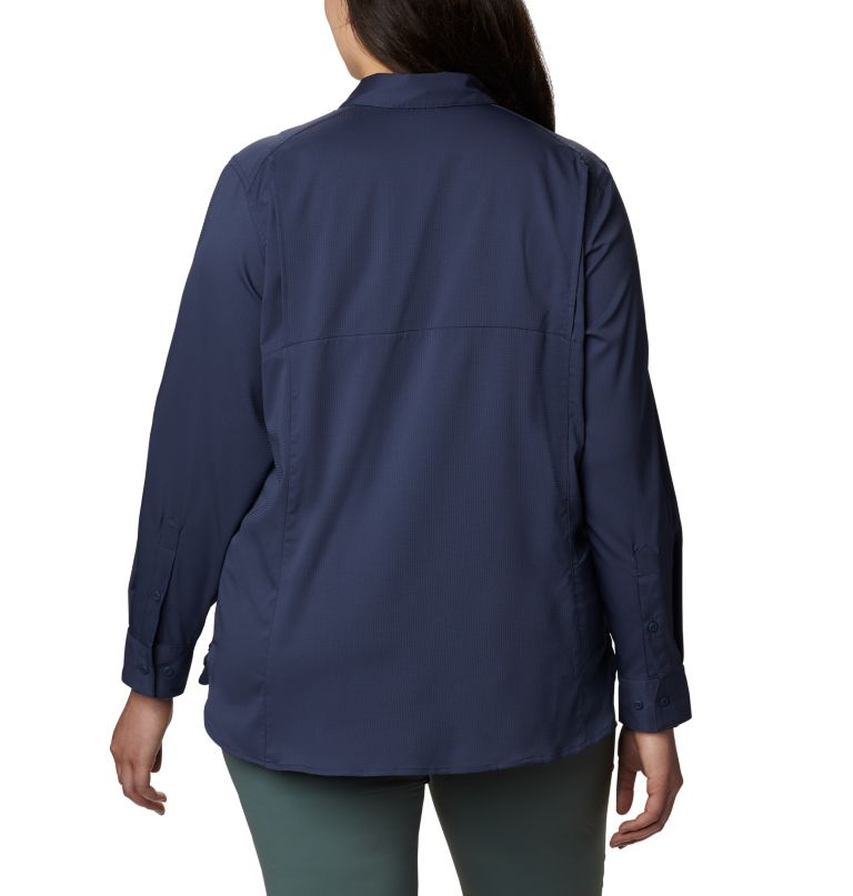 Columbi Women' Silve Ridge Lit Lon Sleev Shir  Plu Size