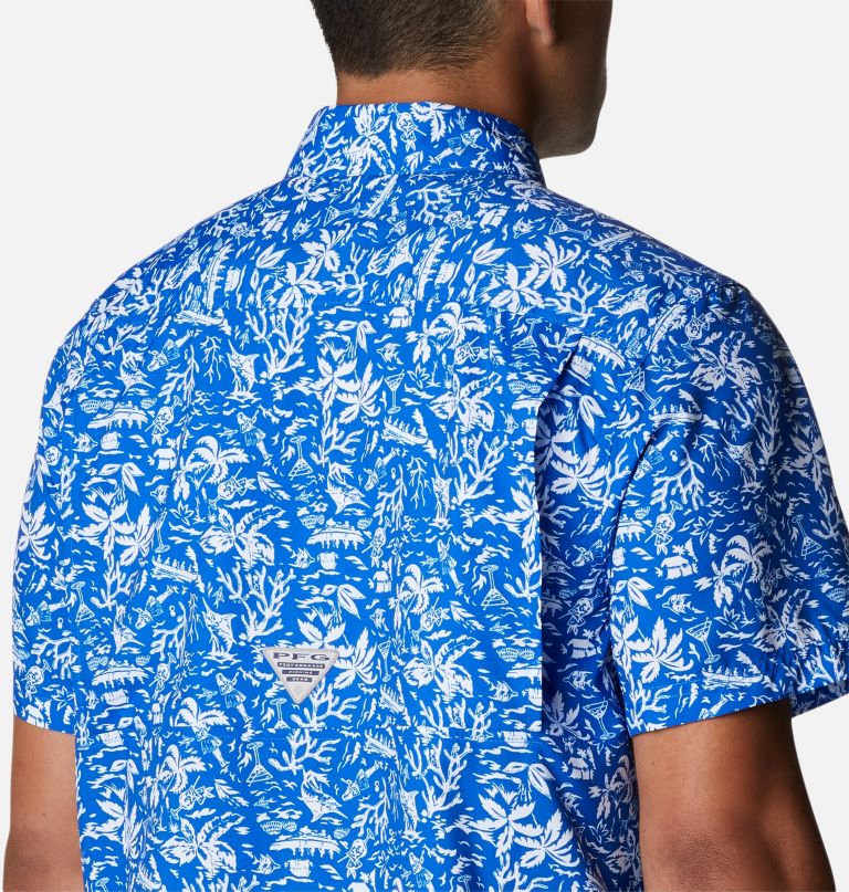 Columbi Men' PF Supe Slac Tide Cam Shir  Tall