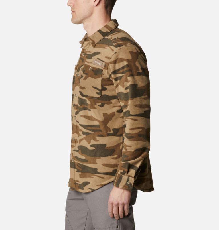 Columbi Men' PH Bucktail Fleec Ove Shirt