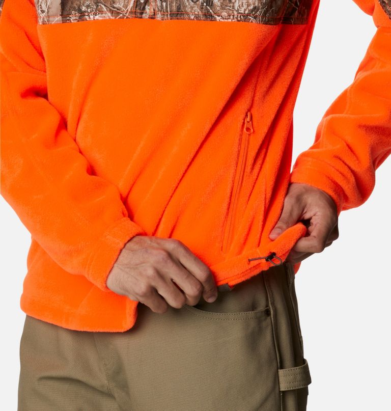 Columbi Men' PHG Fleec Overla 1/ Zi Pullover