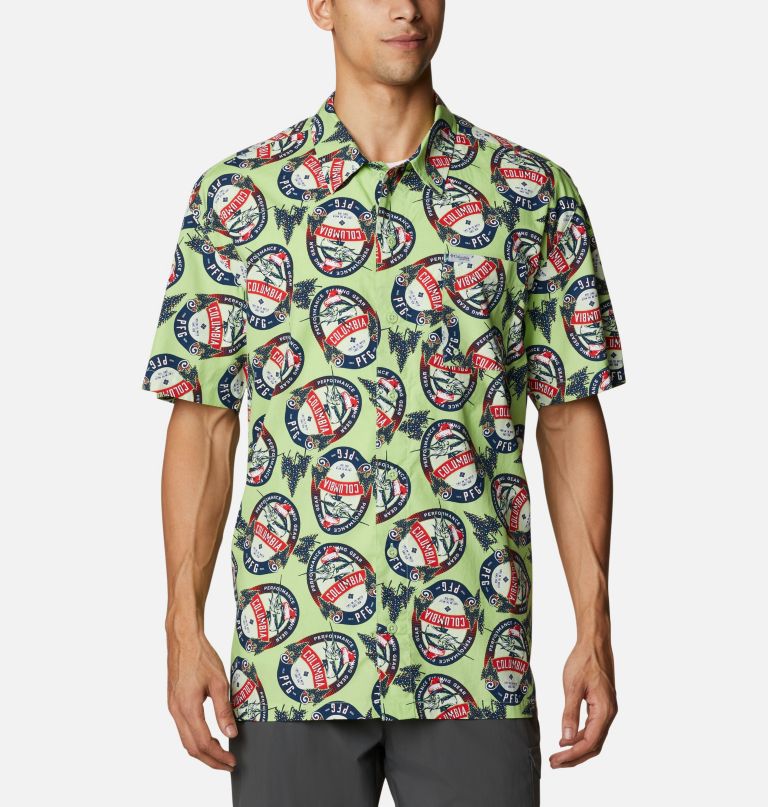 Columbi Men' PF Troller Best Shor Sleev Shirt