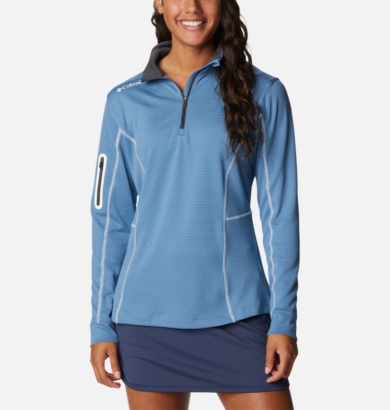 Columbi Women' Omni-Wick Shotgu Quarter-Zi Pullover