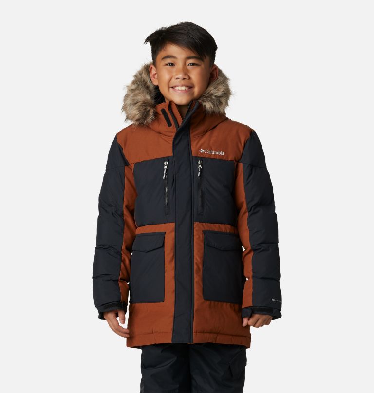 Columbi Boys Marqua Pea Fusion Omni-Heat Infinit Insulate Parka