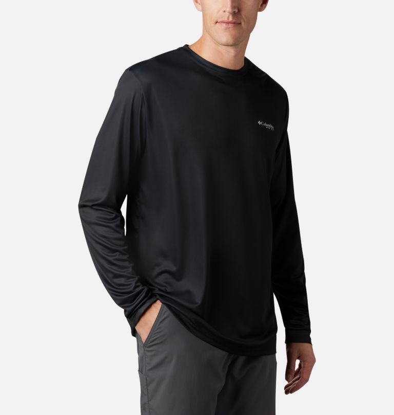 Columbi Men' Termina Tackl PF Fis Flag Lon Sleev Shirt