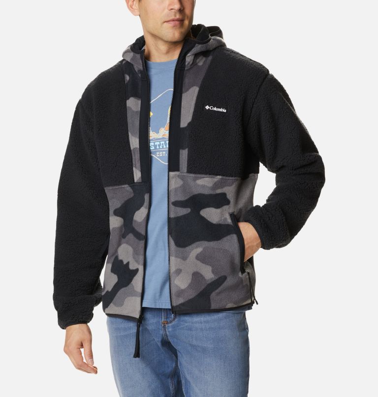 Columbi Men' Bac Bowl Sherp Ful Zi Hoodie