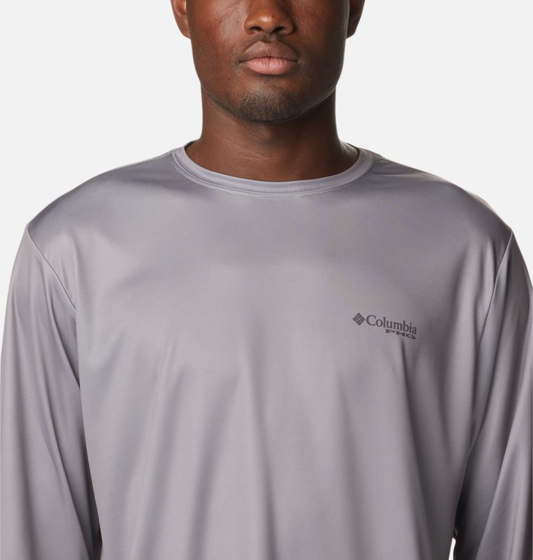 Columbi Men' PH Termina Shot Gam Fla Lon Sleev Shirt