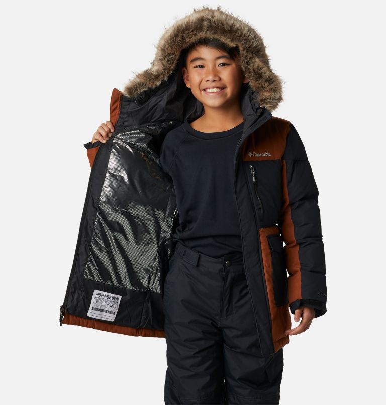 Columbi Boys Marqua Pea Fusion Omni-Heat Infinit Insulate Parka