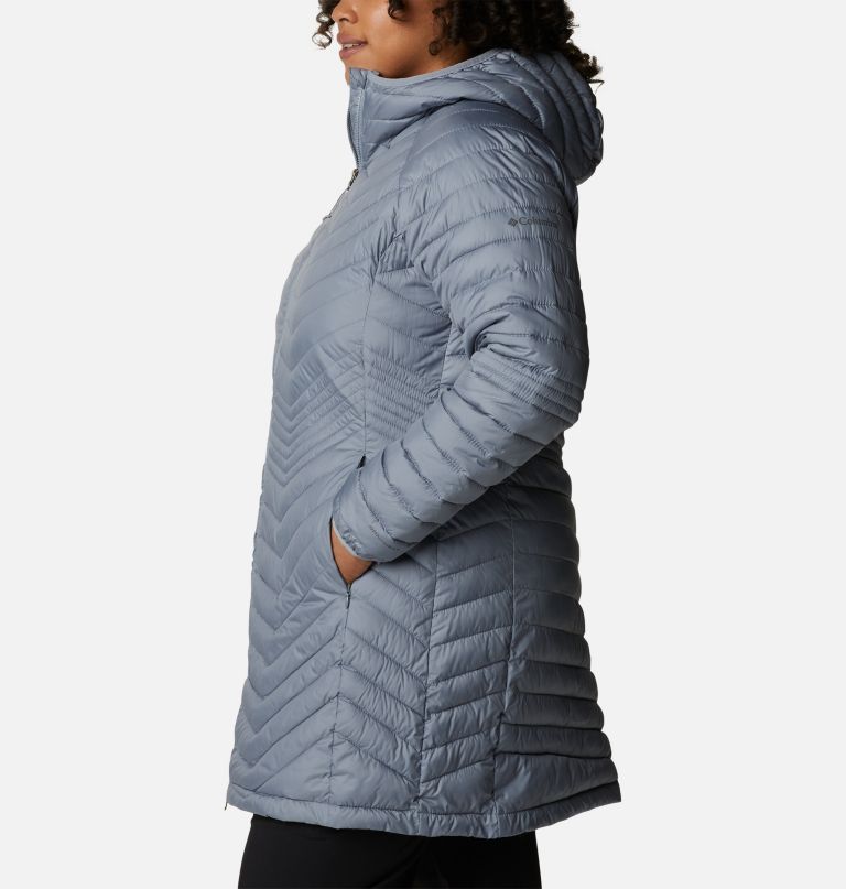 Columbi Women' Powde Lit Mi Jacke  Plu Size