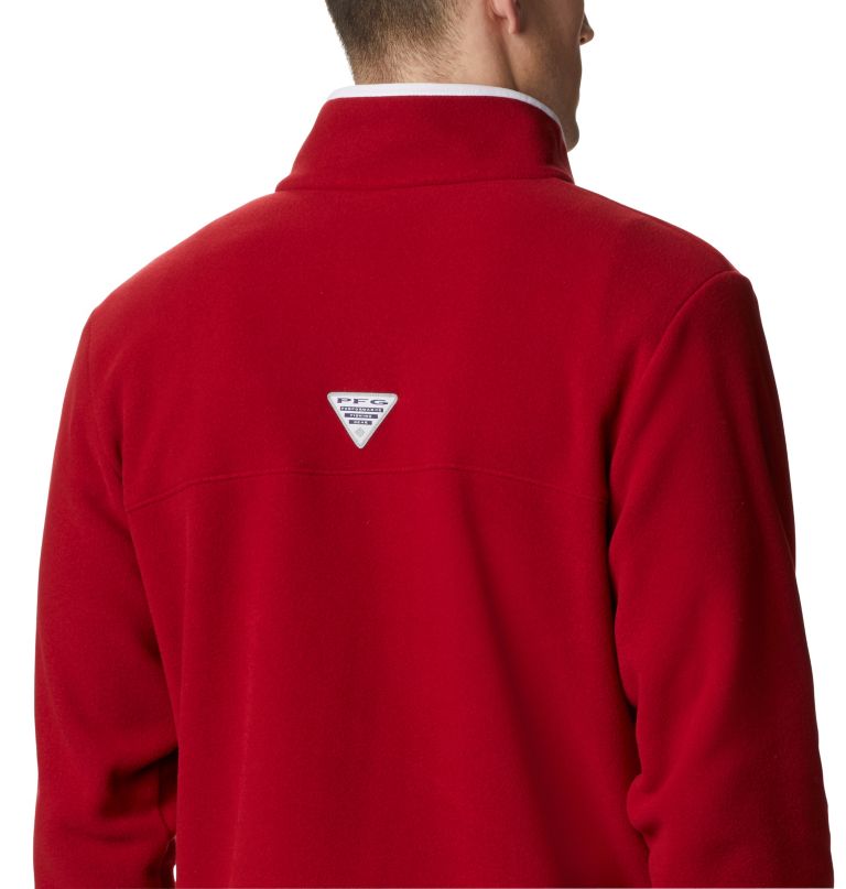 Columbi Men' Collegiat PF Harborside Fleec Jacke  Oklahoma