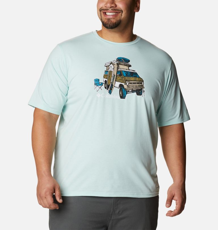 Columbi Men' Su Tre Shor Sleev Graphi T-Shir  Big