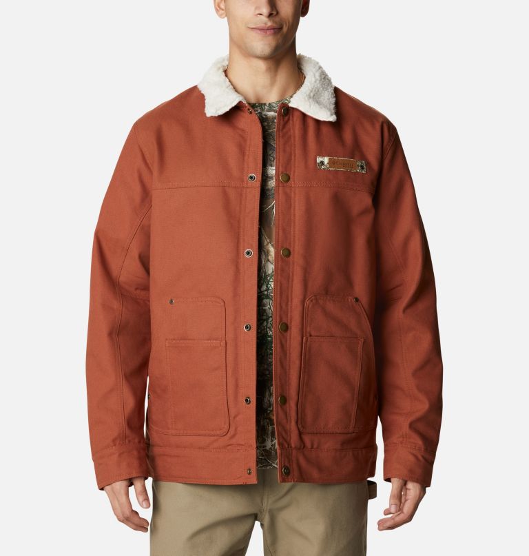 Columbi Men' PH Roughtail Sherp Line Fiel Jacket