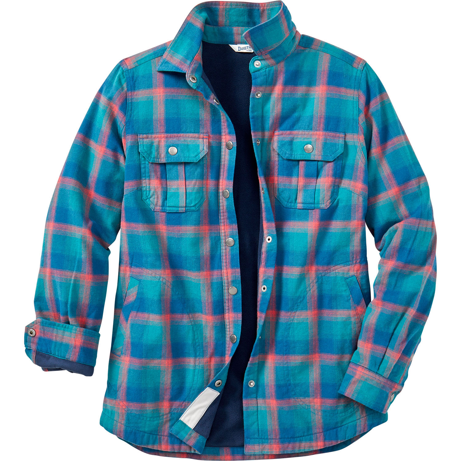 Women's Plus Free Swingin' Lined Flannel Shirt
