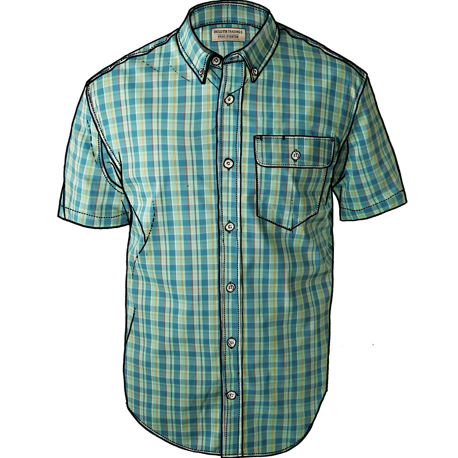 Men’s Wrinklefighter CoolMax Short Sleeve Shirt