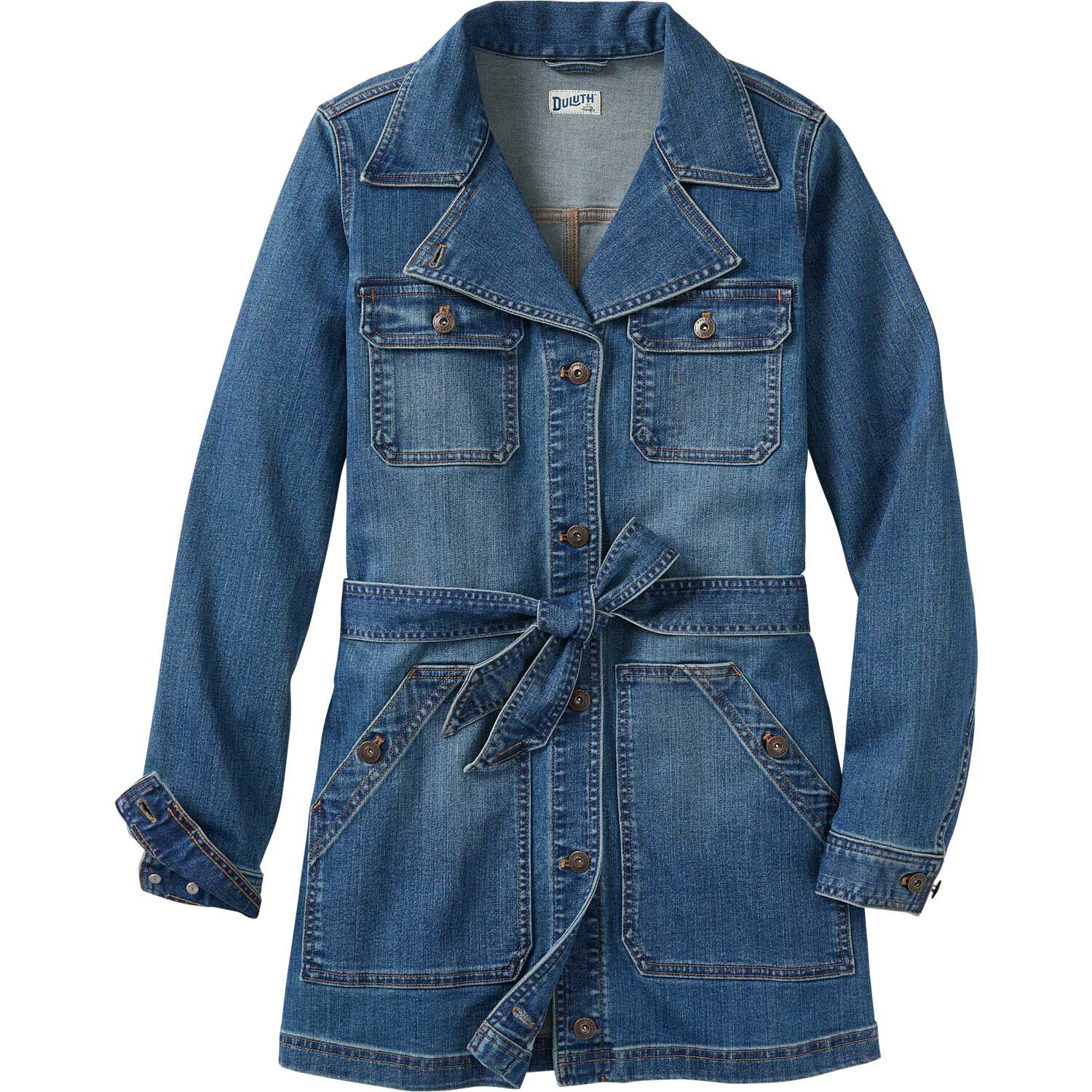 Women's Daily Denim Trench
