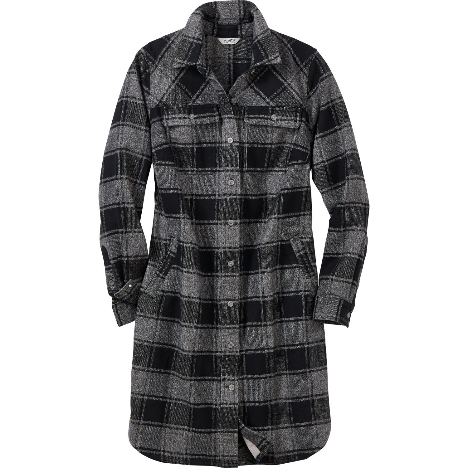 Women's Plus Folklore Flannel Duster