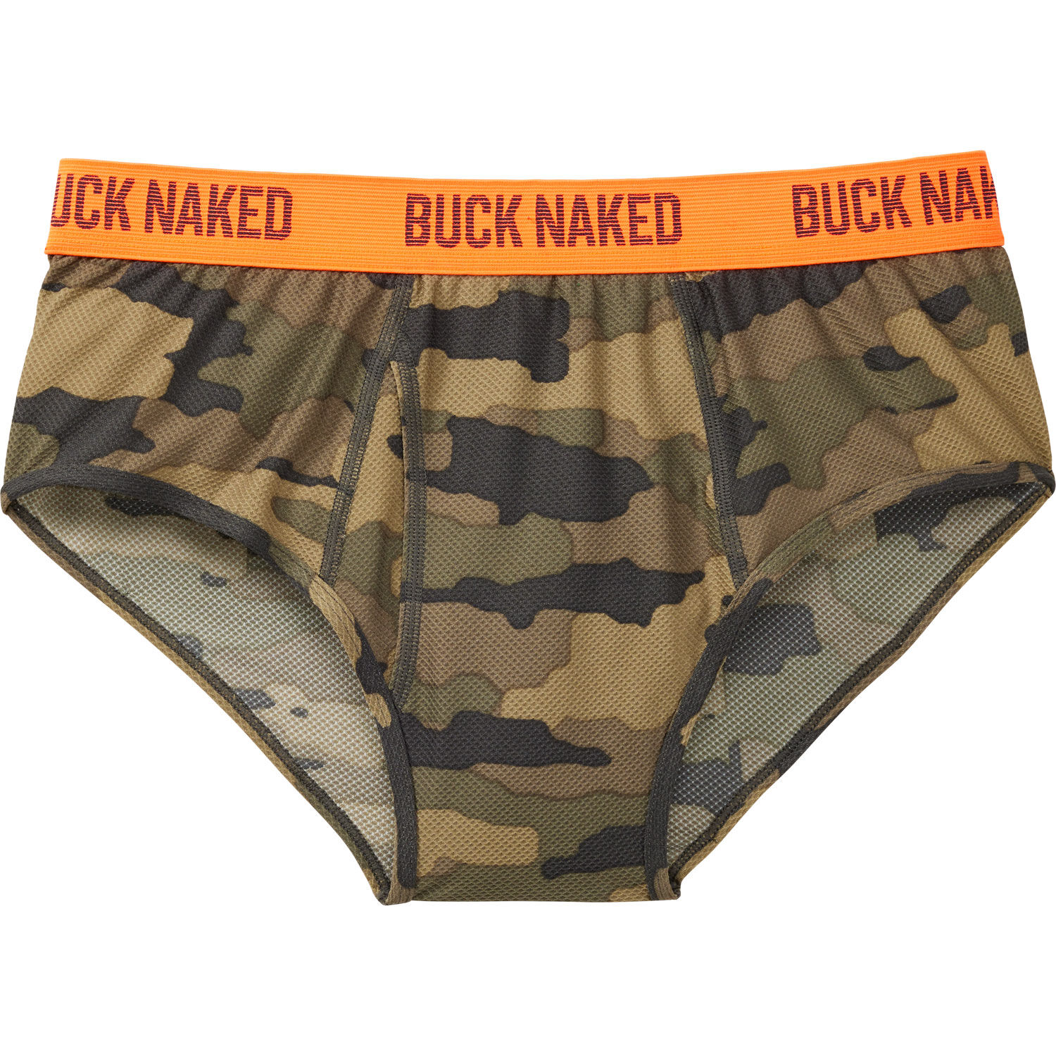 Men’s Go Buck Naked Pattern Briefs