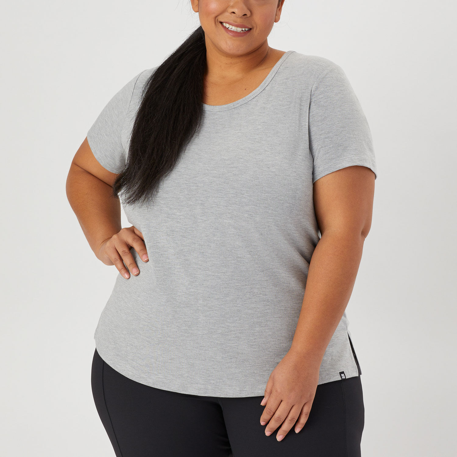 Women's Plus AKHG Renew Bamboo Short Sleeve Tee