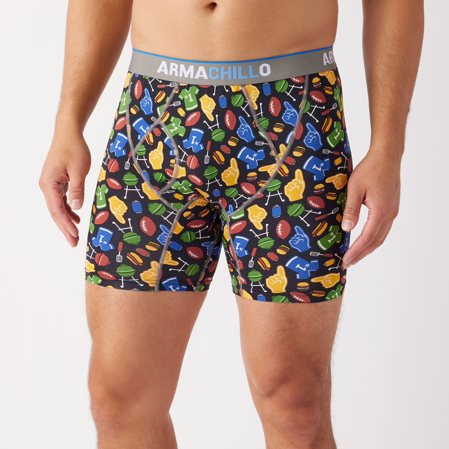 Men's Armachillo Cooling Pattern Boxer Briefs