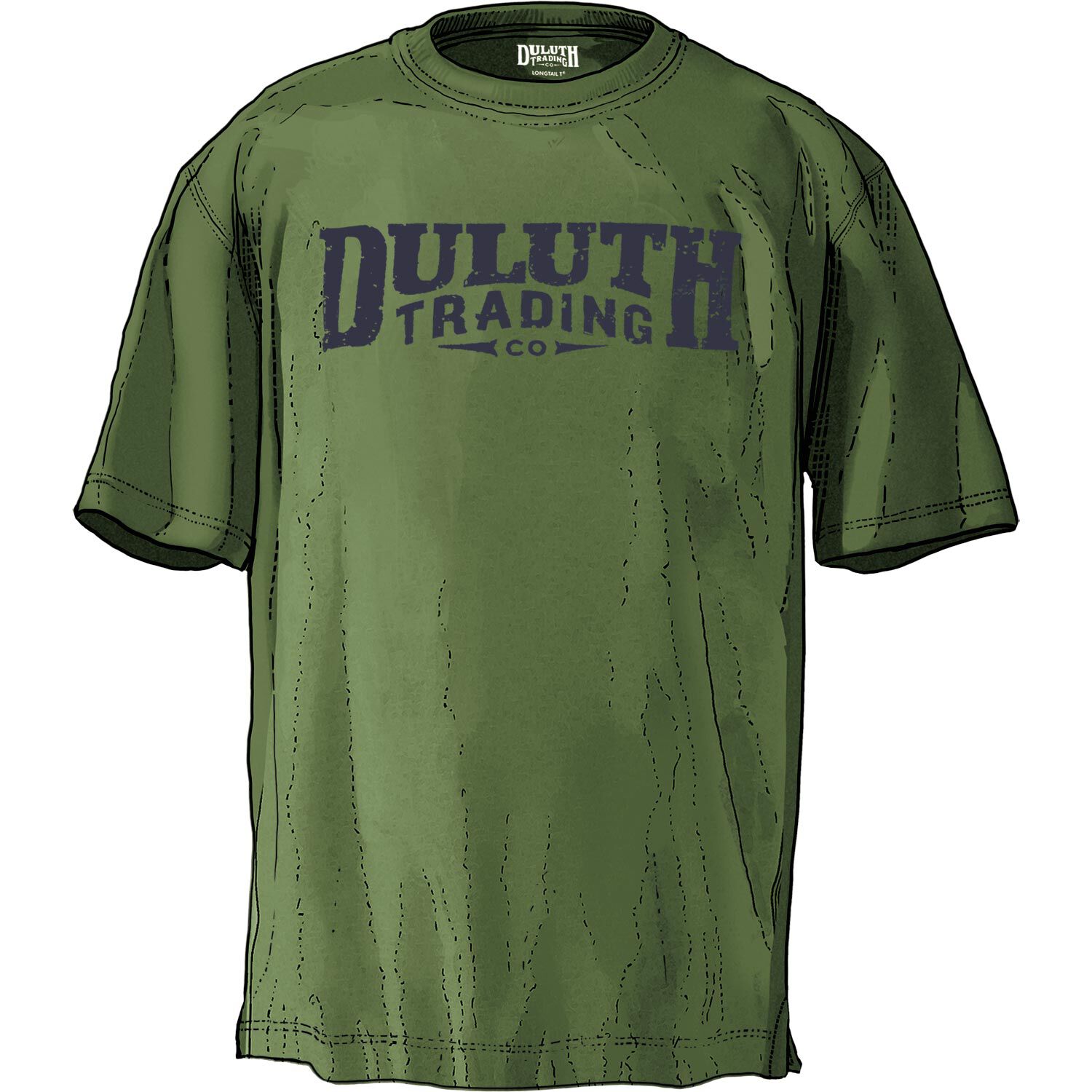 Men's Longtail T Duluth Trading Logo T-Shirt