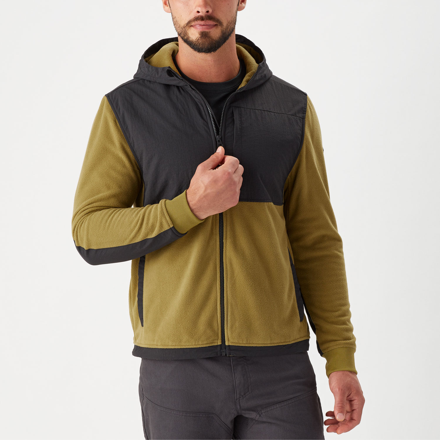 Men's AKHG Thaw Depth Fleece Full Zip Hoodie