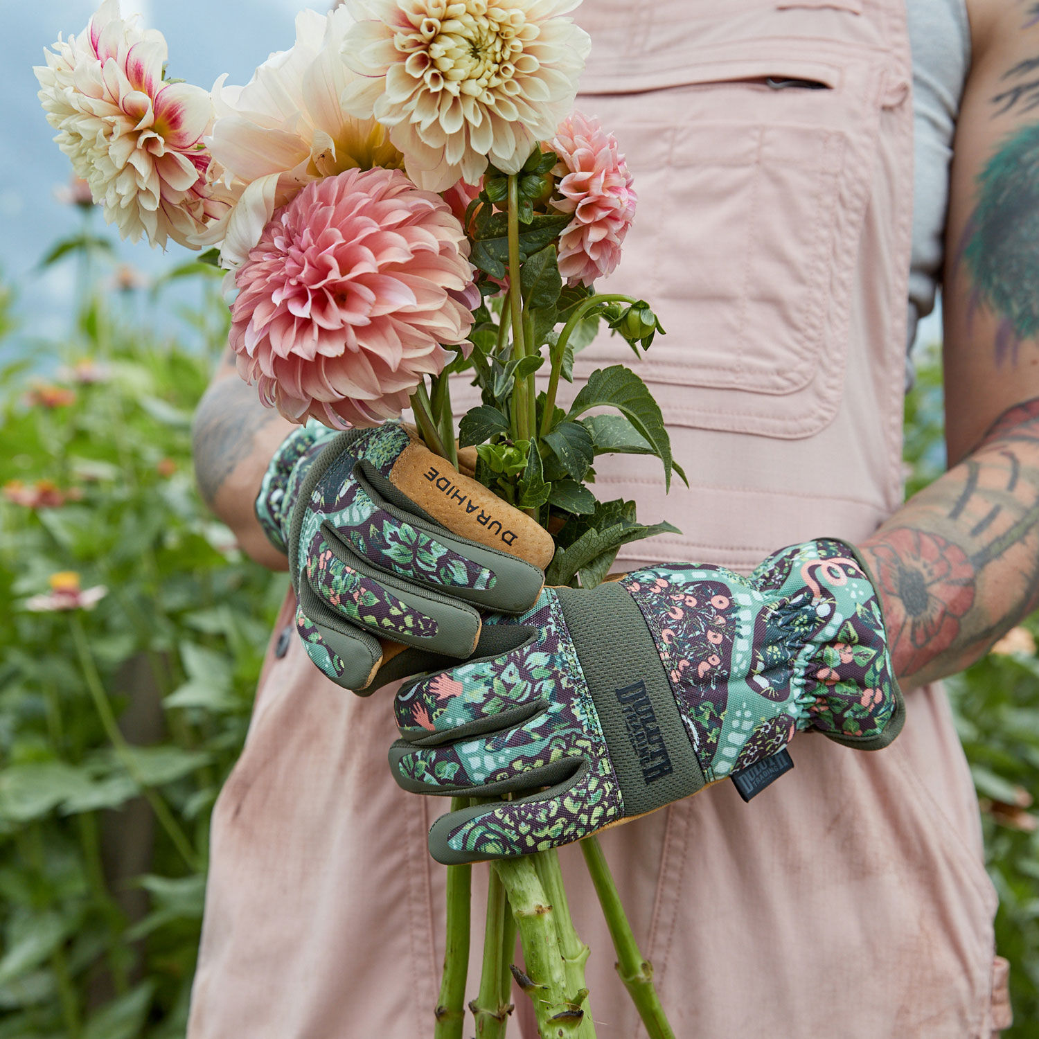 Women’s Canvas Durahide Pattern Gloves
