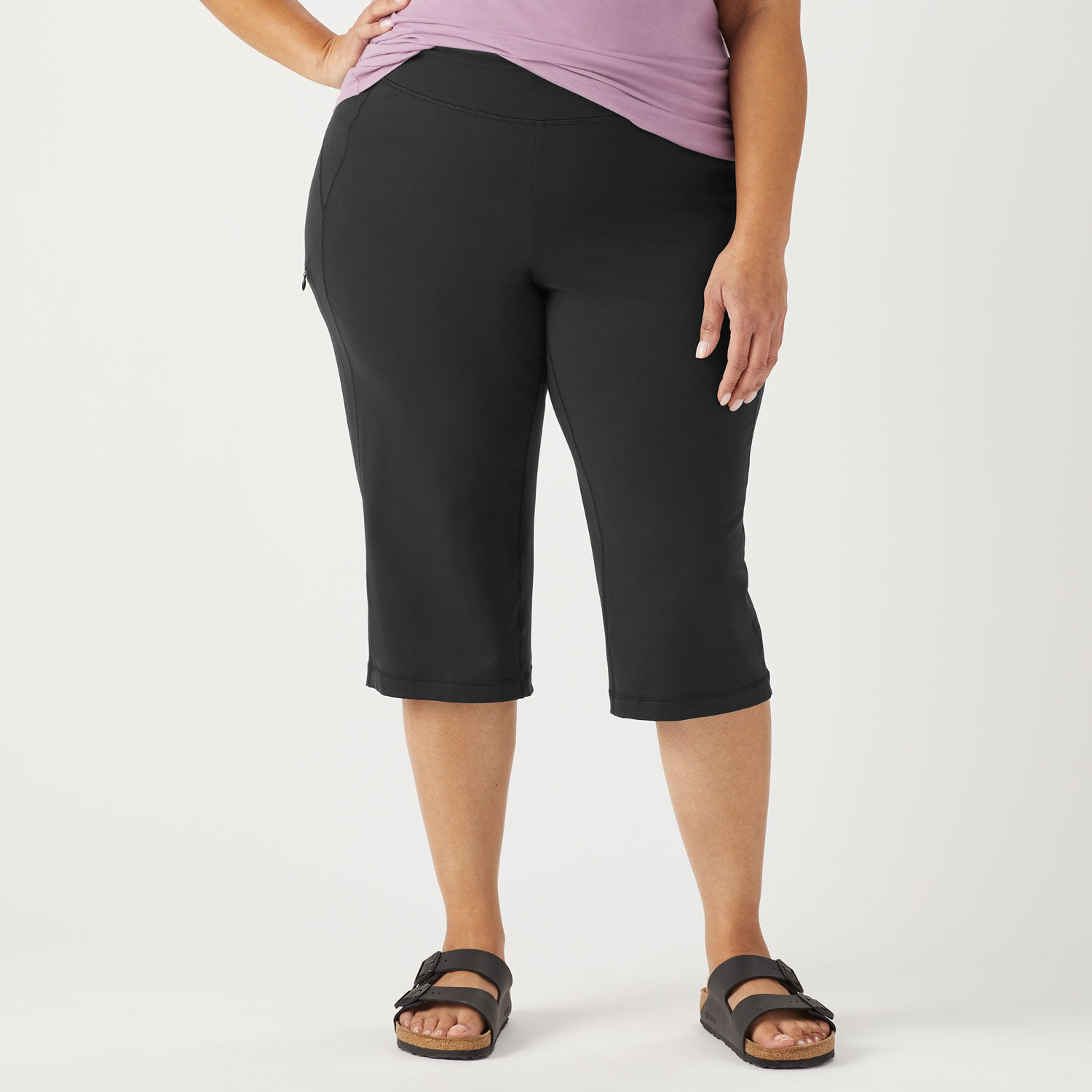 Women's Plus NoGA Stretch Capris