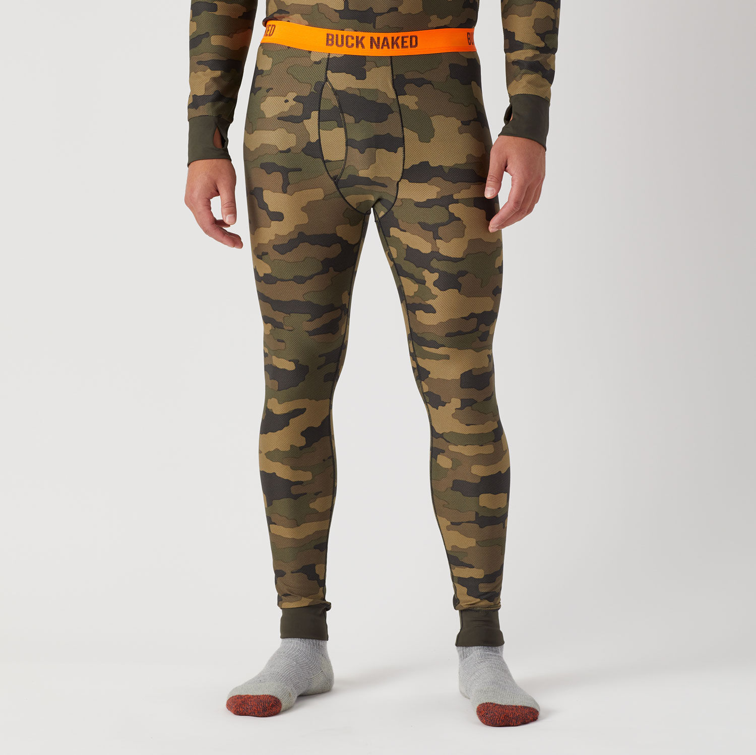 Men's Go Buck Naked Performance Base Layer Pattern Pants