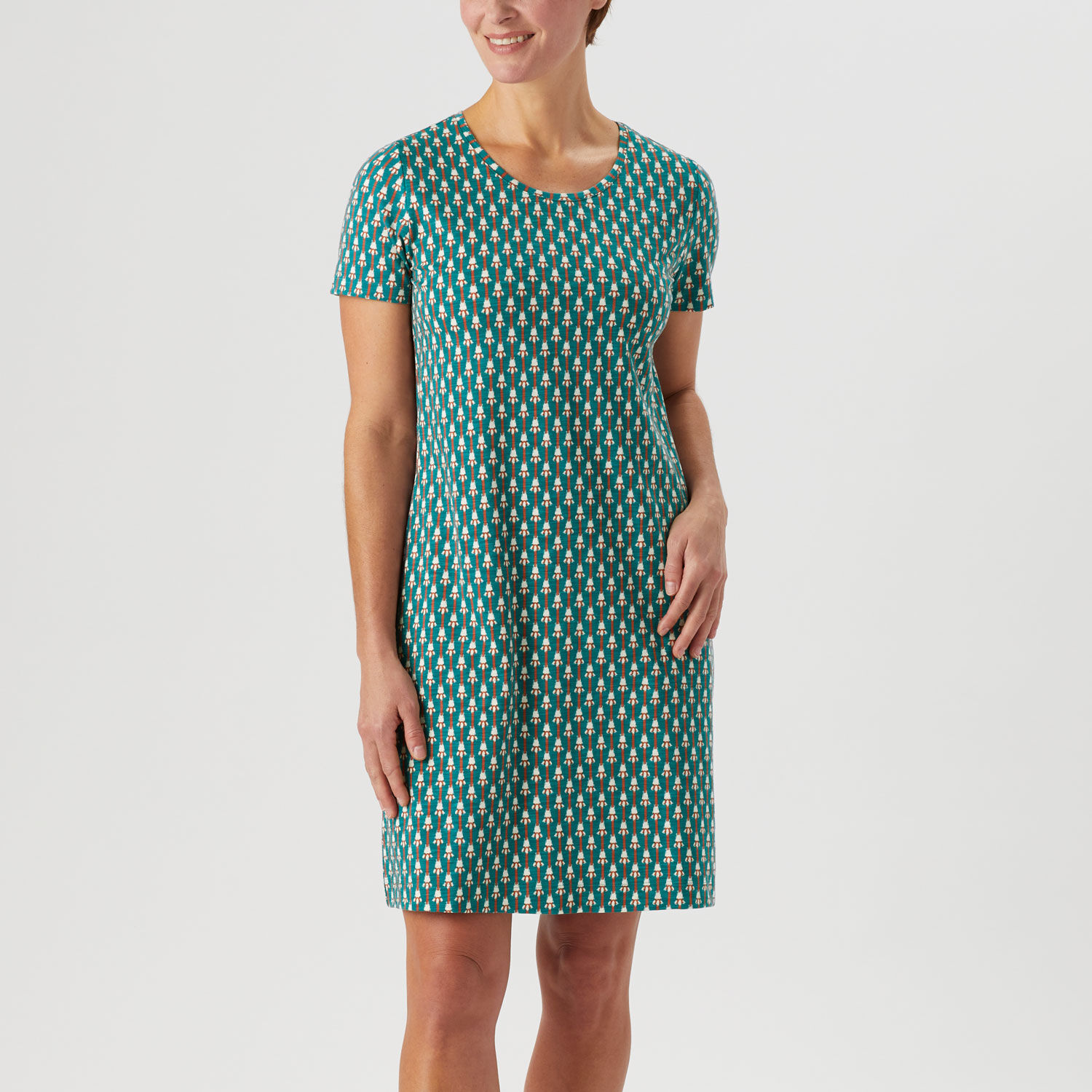 Women's To 'n' Flow Pleated Back SS Dress