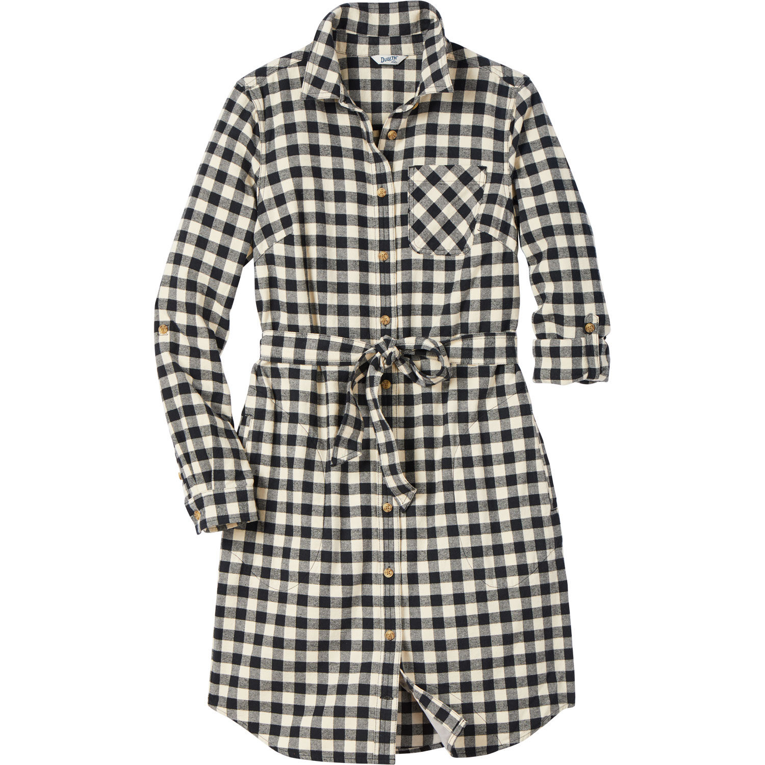 Women's Free Swingin' Flannel Shirtdress