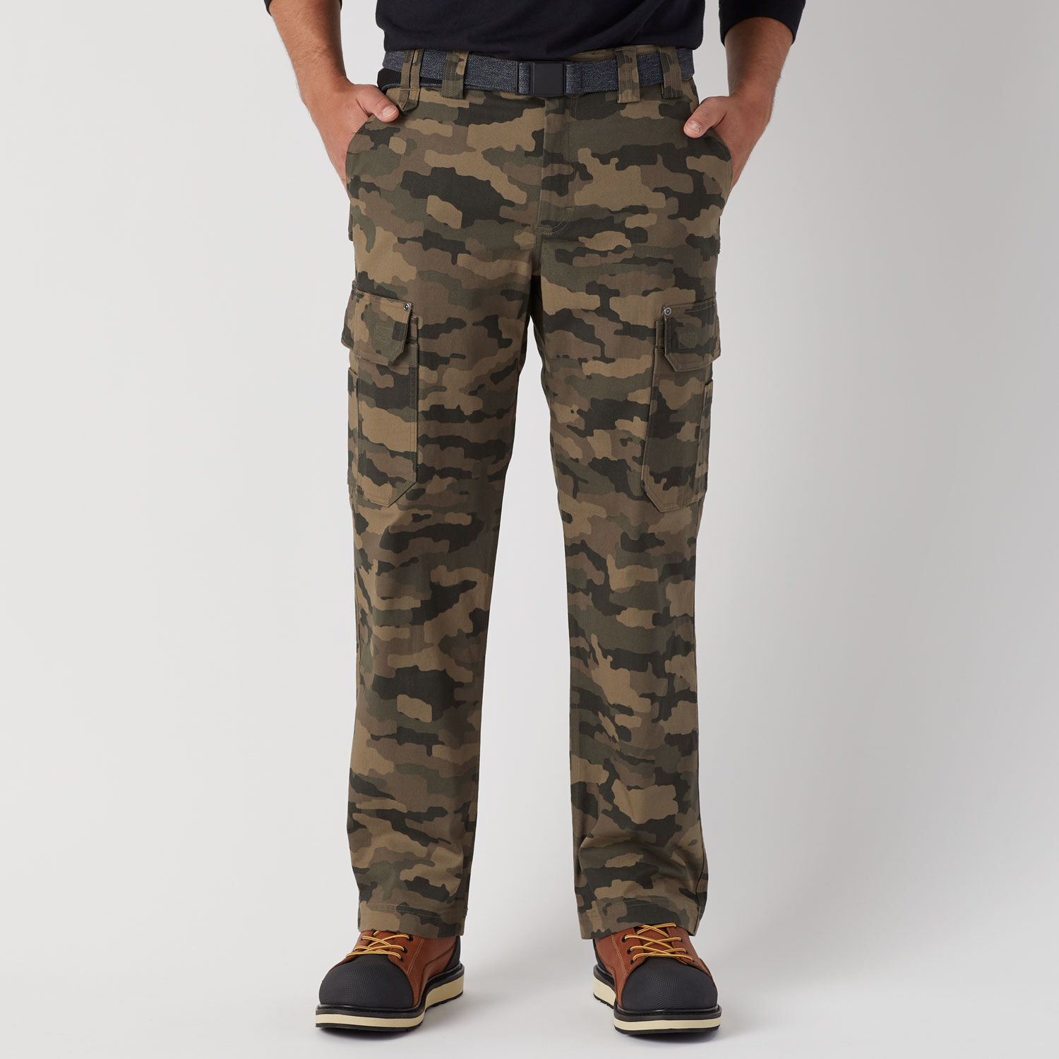 Men's DuluthFlex Fire Hose Camo Relaxed Fit Cargo Work Pants