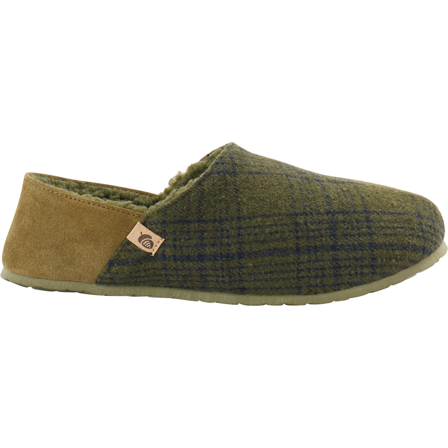 53921 Men's Acorn Parker Plaid Hoodback + Bloom Slippers