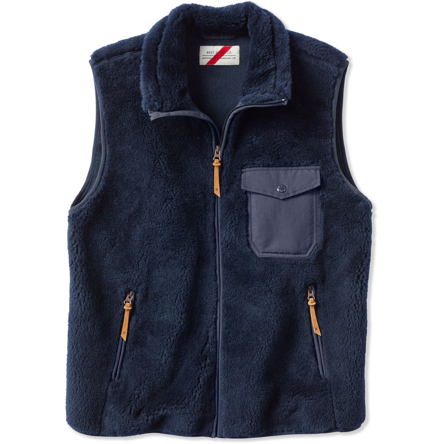 Men's Best Made Sherpa Zip Up Vest