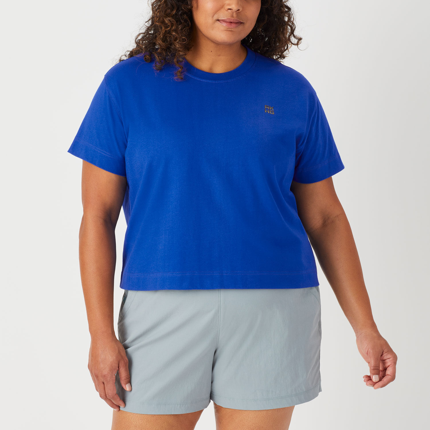 Women's Plus AKHG Crosshaul Cotton Short Sleeve Tee